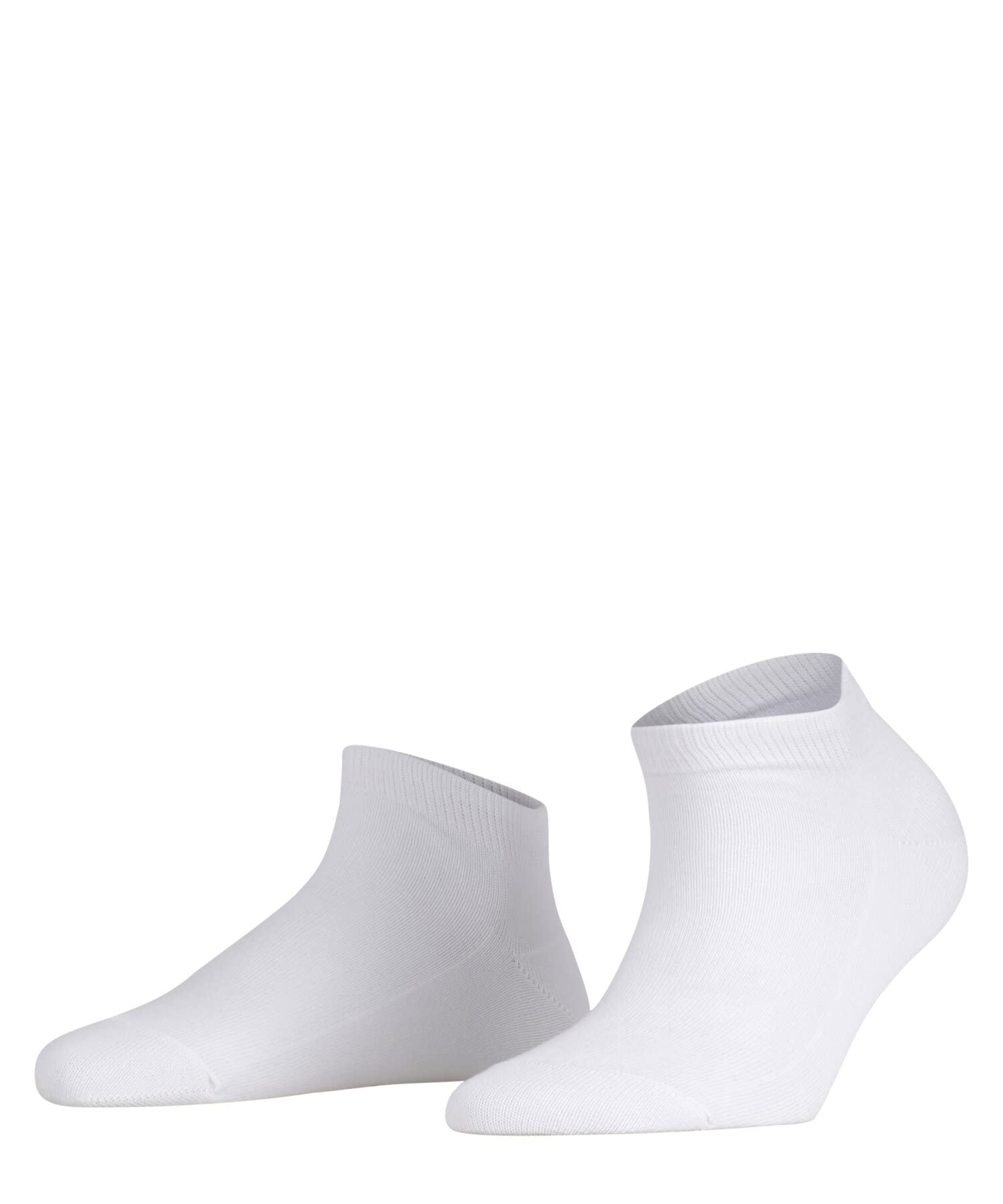 FALKE Women's Family W Sn Sustainable Cotton Low-Cut Plain 1 Pair Trainer Socks, White 2009, 2.5-5