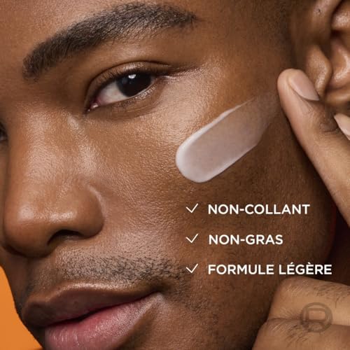 L'Oréal Men Expert - Soin Hydratant Anti-Fatigue 24H pour Homme - Hydrate & Illumine - Concentré en Vitamine C Pure 10% - Usage Quotidien - Hydra Energetic - 50 ml