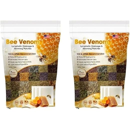 Bee Venom Stress Relief Patches 10patch x 2