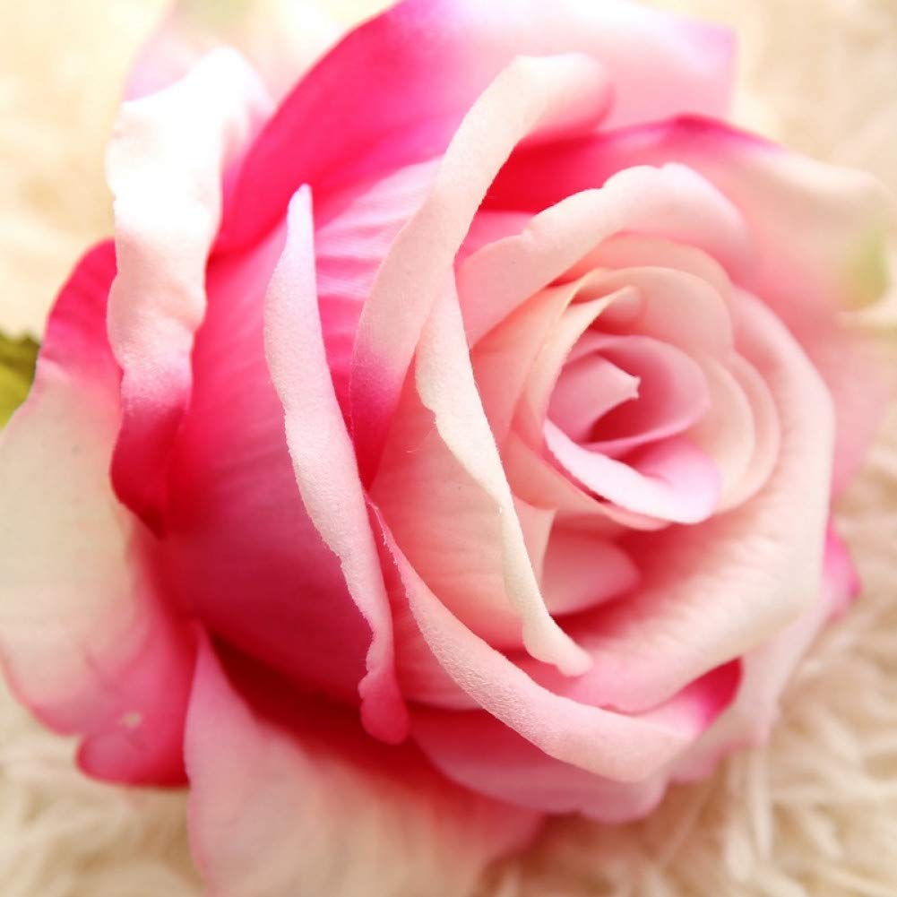 Faux fleur de mariage décoratif à la maison en bouquet de rose artificielle haut de gamme