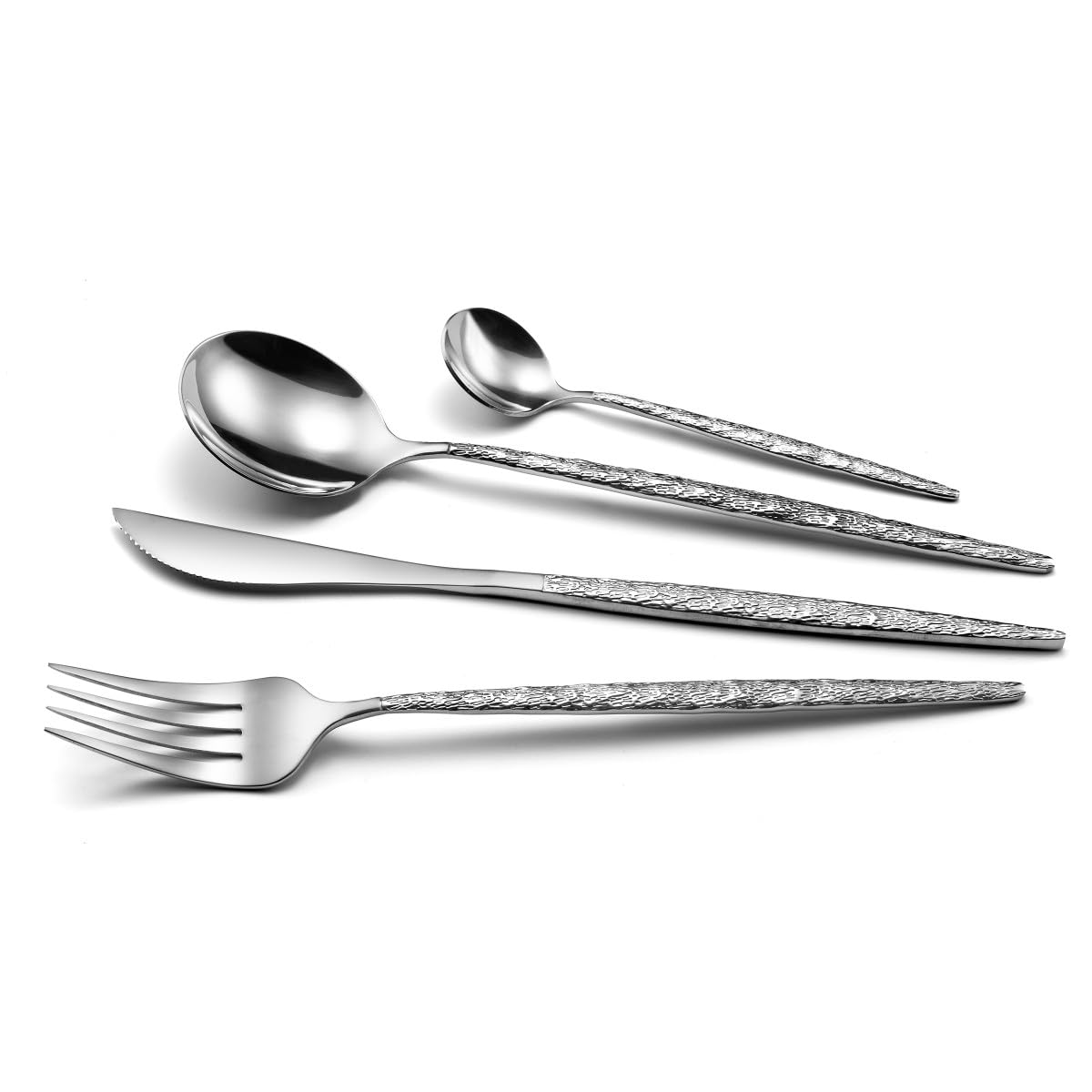 AMEFA Protocol Ménagère 24 couverts acier Pour 6 personnes, Inox Vintage