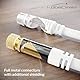 KabelDirekt – SAT Kabel weiß, Koaxialkabel, Satellitenkabel, 90° gewinkelt/gerade – 3m – TV Kabel mit F-Stecker, geschirmt, bruchfeste Metallstecker (ideal für HDTV, Radio, DVB-T, DVB-C, DVB-S/-S2)