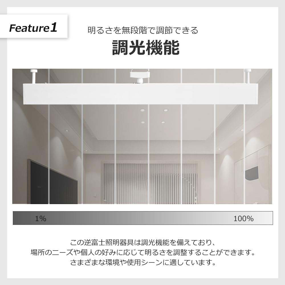 Amazon.co.jp : ダクトレール用 LEDベースライト 配線ダクトレール用