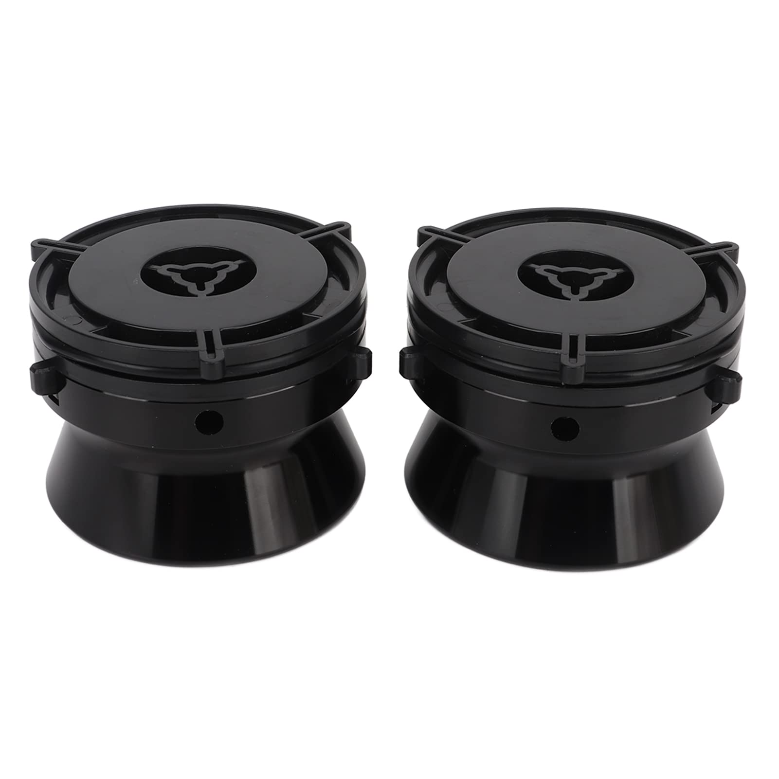 Adaptador de cubo NAB de 1 par 1 par, adaptador de cinta de aleación de aluminio de 10 pulgadas para carrete de carrete para grabadoras de cinta de carrete universal Studer (Negro)