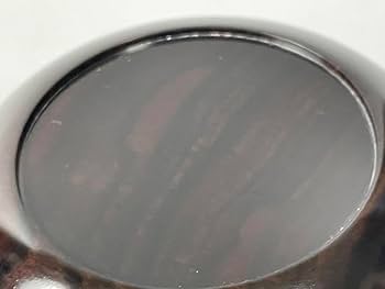 茶道具 山中塗 福田芳朗作 縞黒檀南天煤竹象嵌 寿輪 大平棗 共