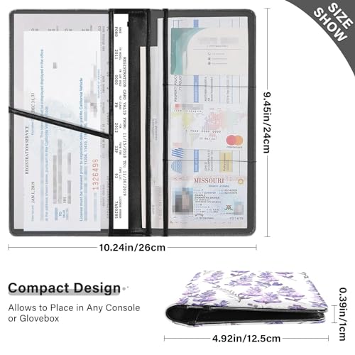 Organizador De Cartera Para Documentos Cuero miniatura 3
