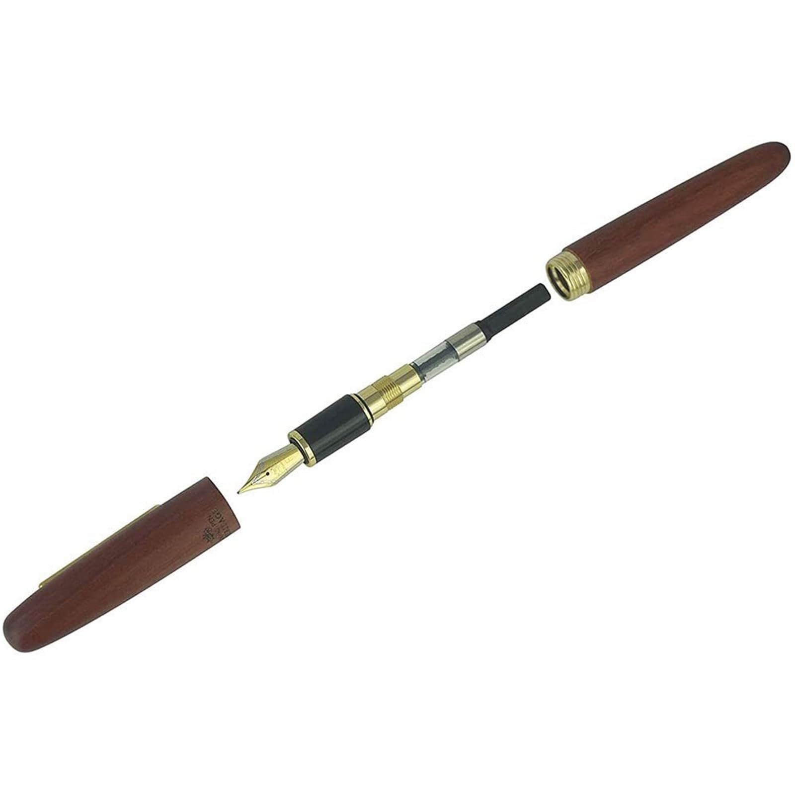 Penna in legno dal design classico con convertitore liscio penne