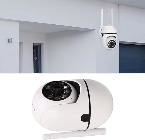 Miniatura 6 de ciciglow Cámara de seguridad inalámbrica, cámara de vigilancia WiFi 1080 HD, visión nocturna, conversación de 2 vías, detección de movimiento,