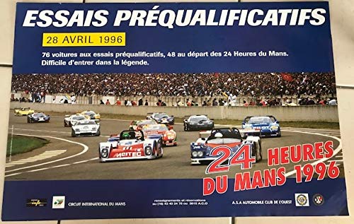 Lot de 3 dépliants - 24 heures du Mans 1995 - Collection