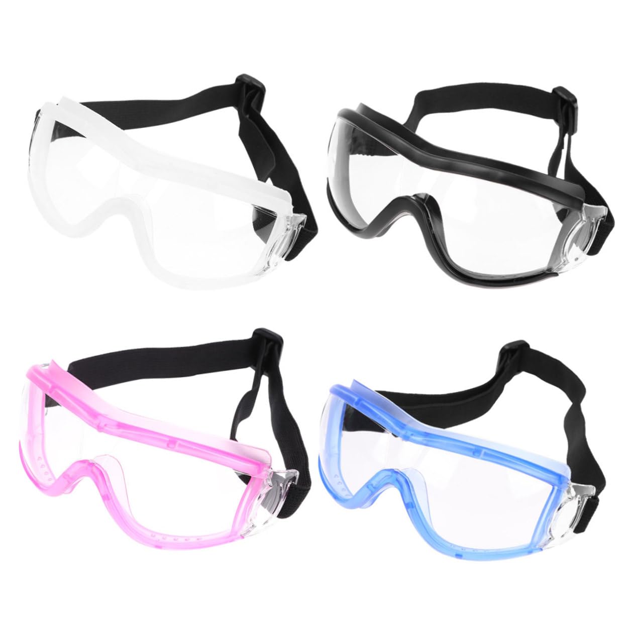Gafas de Ciclismo Protectoras 4 Piezas PC para Exterior