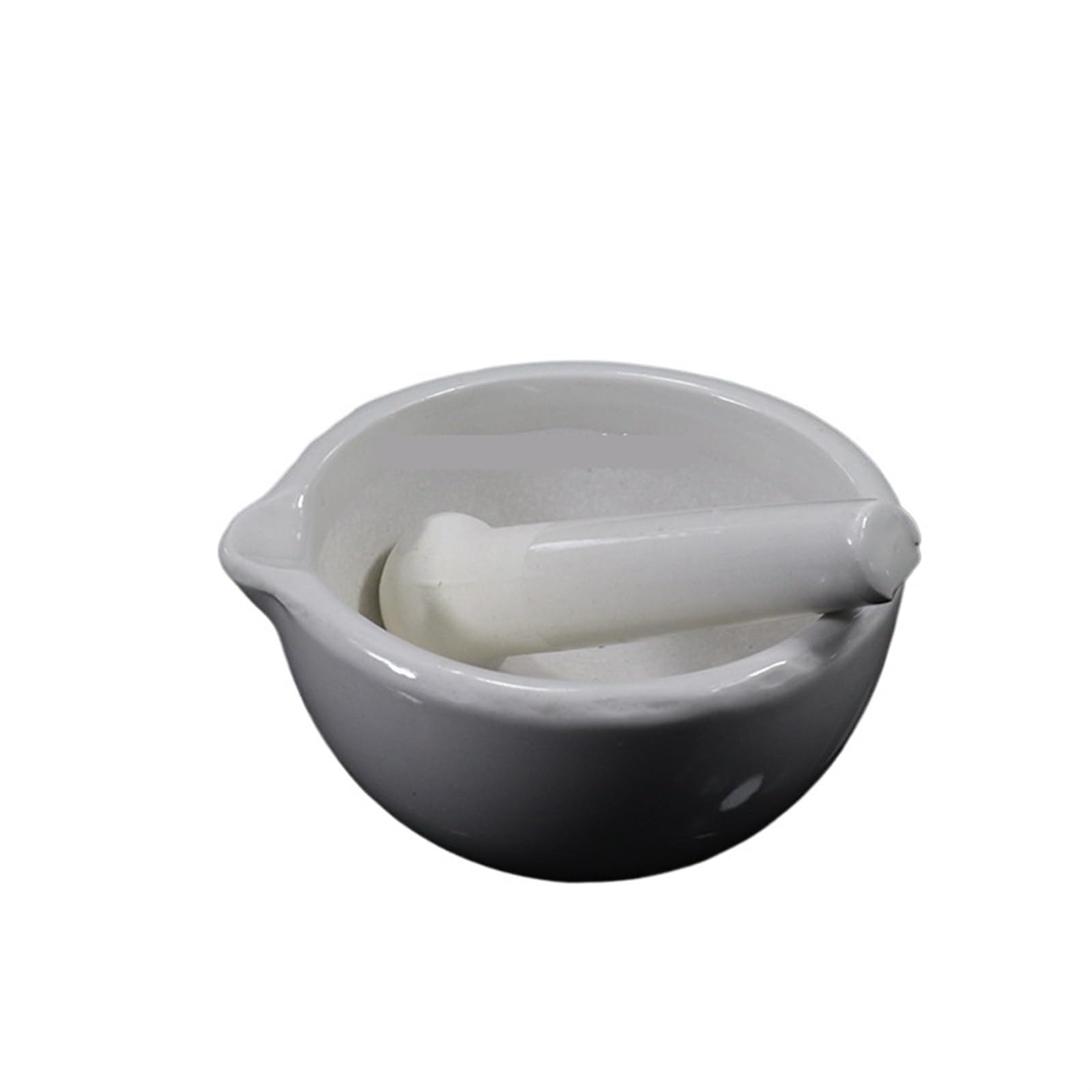 Ensemble pilon et mortier en porcelaine