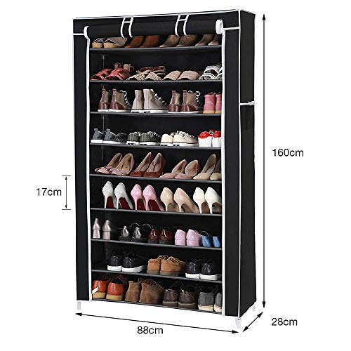 Range chaussures pour 30 paires résolvant le manque de place dans l'entrée
