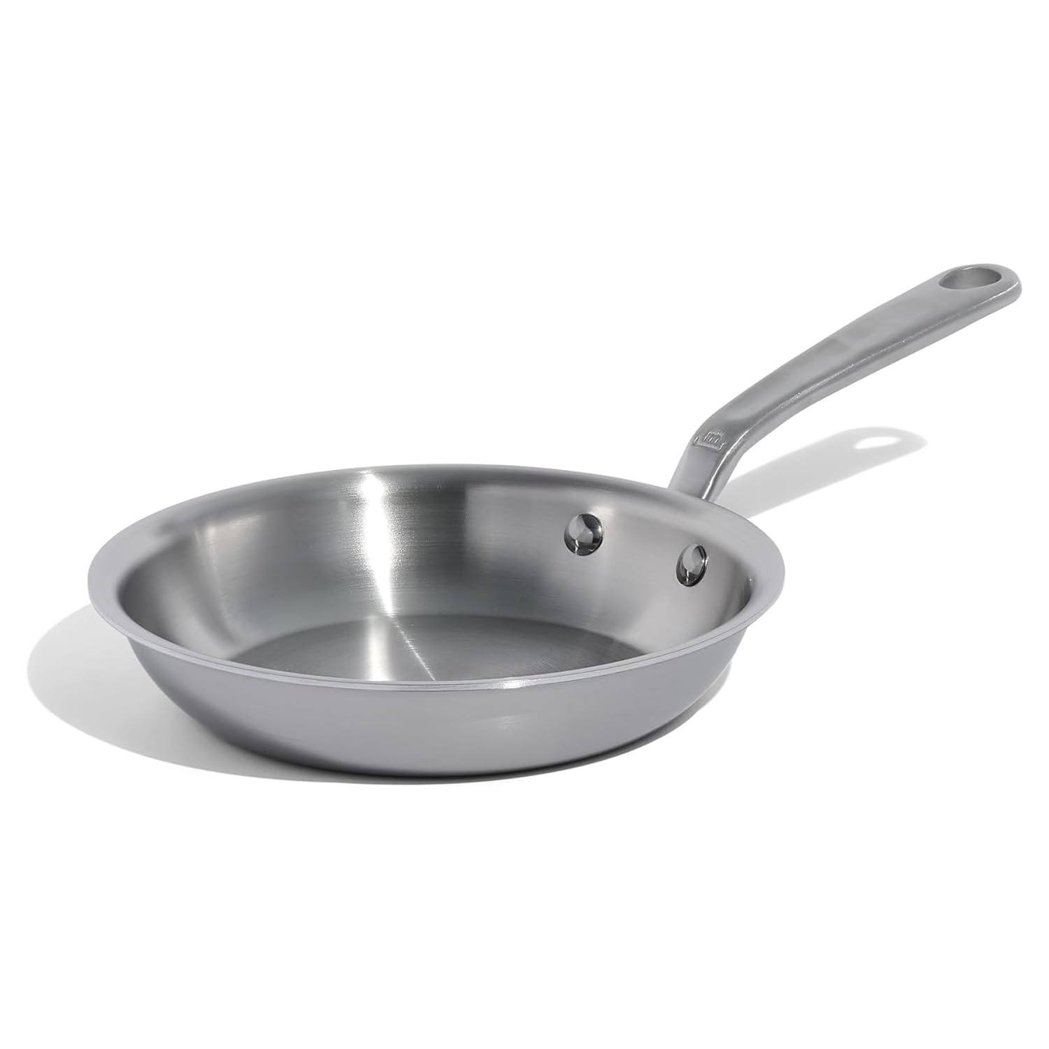 Made In Cookware – 20,3 cm Edelstahl-Bratpfanne – 5-lagige Edelstahlbeschichtung – Professionelles Kochgeschirr – Hergestellt in Italien – Induktionskompatibel