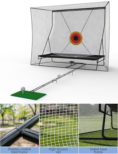 10 x 8 FT Golf Hitting Net, Golf Practice Net for Swing Training - image 4