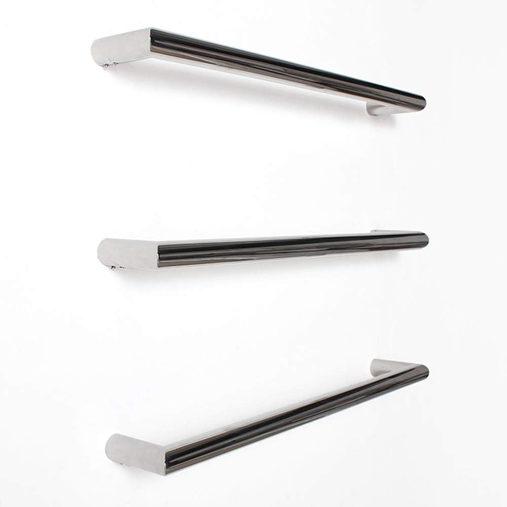 Towel Warmer 304 Stainless Steel Polished Wall Mounted Heated Towel Rail for Stylish Bathroom, Round Tube Or Square Tube,Roundtube2