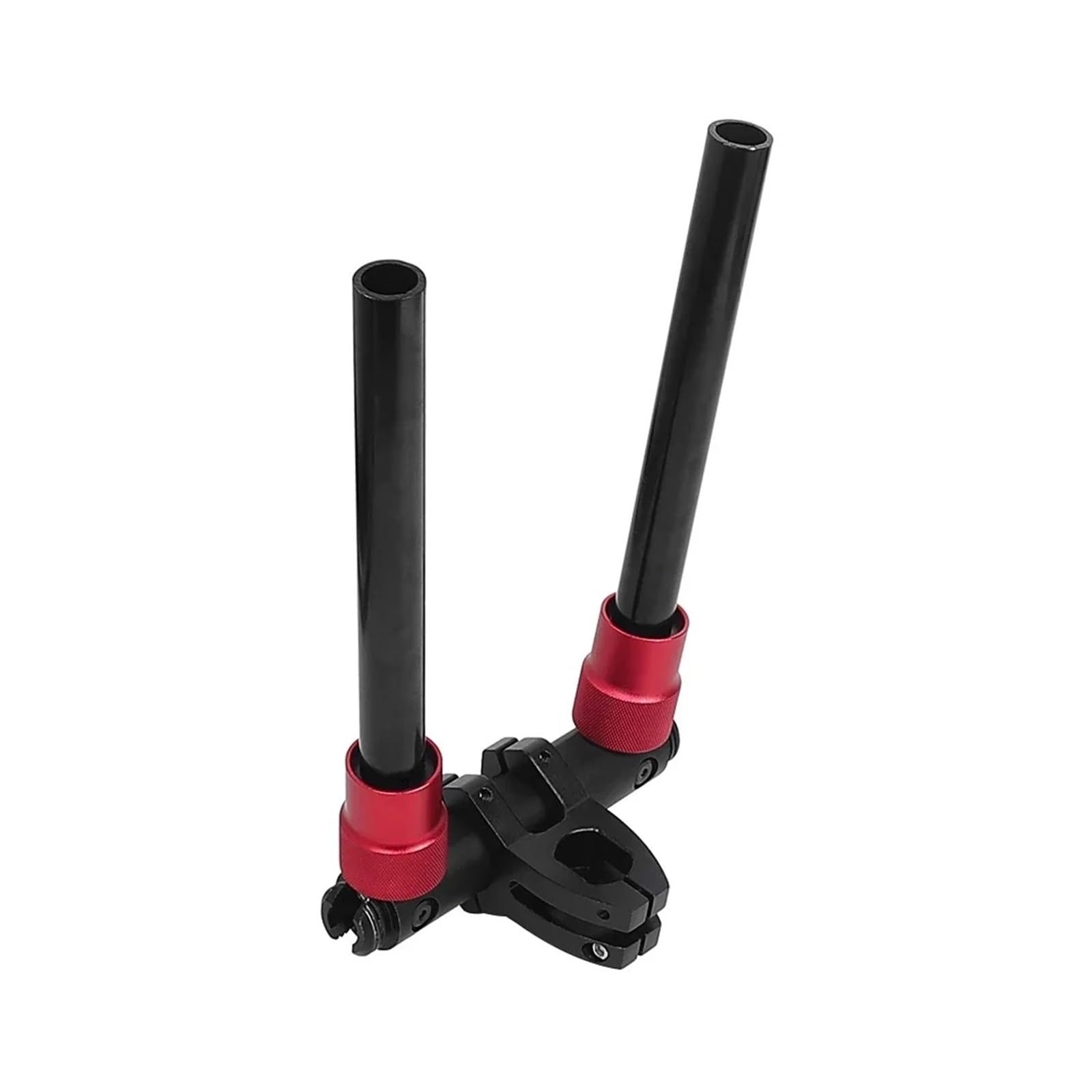 Kit de poignée Avant Pliante, Compatible avec la Boucle de Barre de poignée Pliante de Scooter électrique KUGOO M4, Accessoires de Remplacement Assortis(Black Red kit)