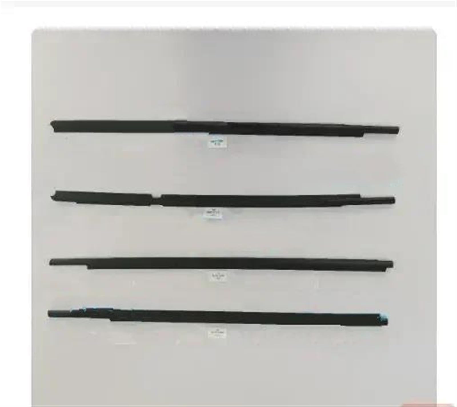 FUNFOB Fenster- und Türdichtungen Autos 4 Stück Außenfenstergummi Für VW Für Golf 6 MK6 Für GTI R GTD Standard 2008–2013 Dichtungsdichtung Autotür Türdichtung