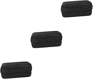 INOOMP 3pcs Hunting Camera Storage Pouch EVA Camera Storage Bag Zipper Pouch Case Digital Product Storage Box EVA Outdoor Tool Box for Outdoors Camera Cables Bank