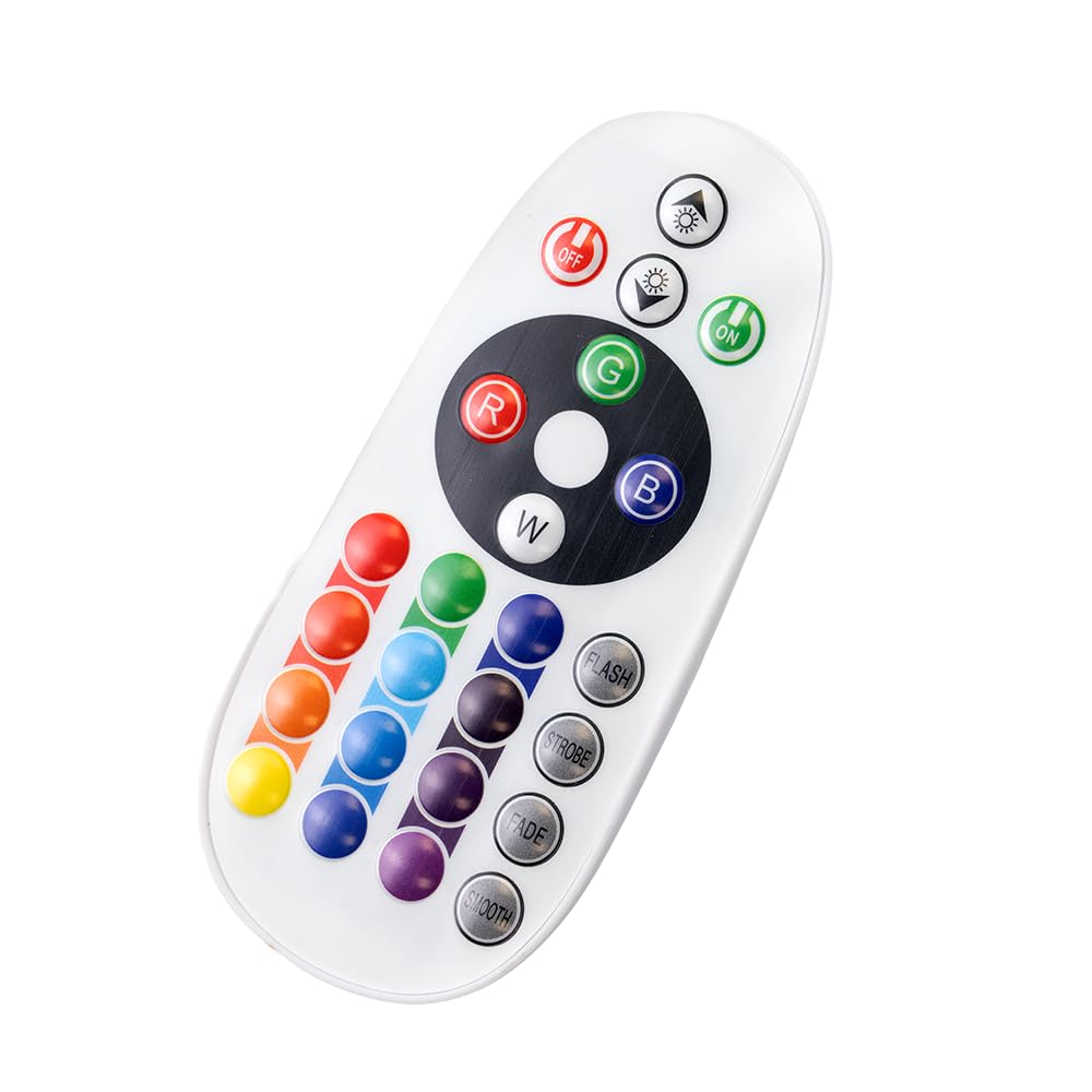 LUXULA 2 Stück RGB LED Strahler Fluter Außen 100W Dimmbar mit Fernbedienung - IP65 Außenleuchte Bunt Flutlichtstrahler Garten Party Outdoor