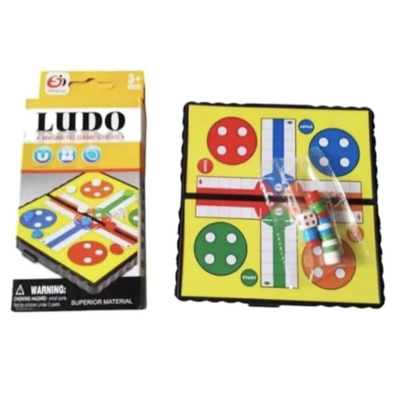 THE VOILA COMPANY Portable Pocket Board Ludo Game | Foldable Magnetic Ludo, Snakes and Ladders | Learning Game for Kids/Youngs/Adults | Suitable for Both Outdoor & Indoor | Pack- 6 (B0D4J951FR) Amazon Price History, Amazon Price Tracker