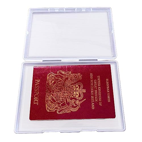 Heromask [Armatura del Passaporto] Custodia per passaporto rigida: Custodia impermeabile Custodia in plastica sicura per chi vola e per chi cerca l'avventura - Porta passaporto - Accessori da viaggio