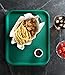 New Star Foodservice Fast Food Tray, Set of 12 (Green, 10 by 14 Inch)