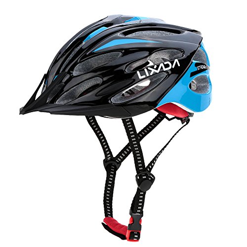 Lixada Bike Helmet Mountain Bicycle Helmet 24 Vents Ultralight Integrally Molded EPS Sports