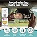 Onco Baby Car Mirror & Car Window Shades Bundle (18.9″ × 12″) - UPF 50+ Window Shade, 100% Shatter-Proof Car Mirror for Baby, Universal Shades & Mirror