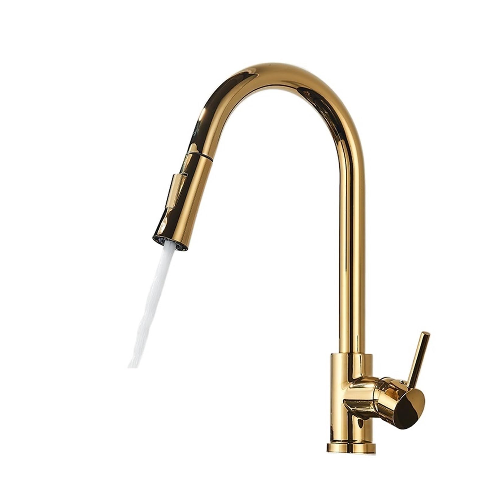 Robinet de cuisine smart touch or poli pour îlot central