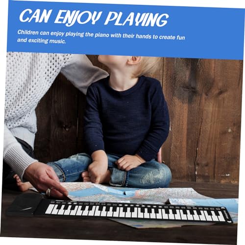 COSMEVIVI 1 Jeu Piano à 49 Touches Piano Éducatif Enroulable Pianos Roulés à La Main Piano à Clavier Abs Piano Pliable 49 Touches Pianos à Clavier Piano à Musique Enroulable Black Abdos - Les Beatles, Paul McCartney, John Lennon, RIngo Starr, George Harrison COSMEVIVI 1 Jeu Piano à 49 Touches Piano Éducatif Enroulable Pianos Roulés à La Main Piano à Clavier Abs Piano Pliable 49 Touches Pianos à Clavier Piano à Musique Enroulable Black Abdos – Image 5