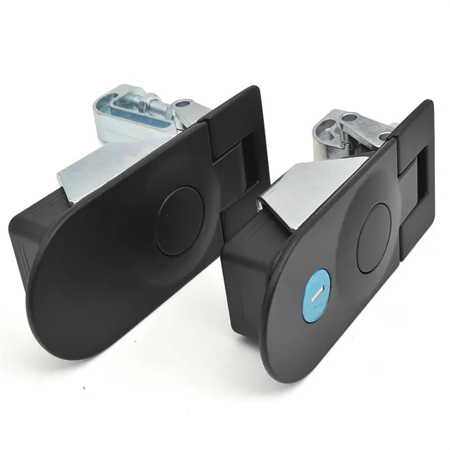 XK153 Sealed Lever Latch Swing Handle Cam Locking Industrial Cabinet Plane RV Door Lock Compression Lock 1Pcs(XK153-35BS-key)