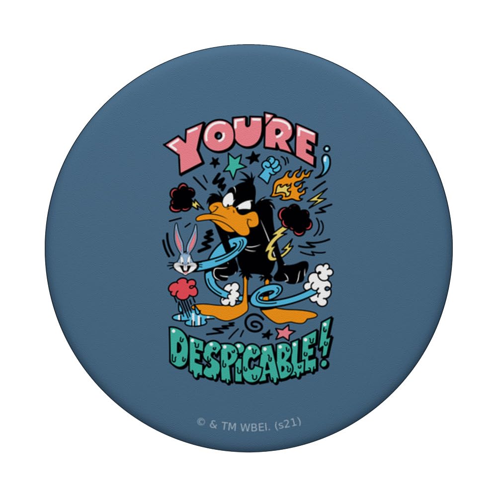 Looney Tunes Daffy Duck You're Despicable PopSockets PopGrip Intercambiabile