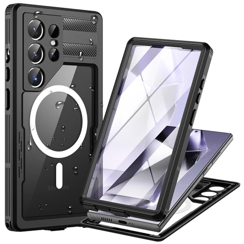 Protection intégrale Samsung S24 Ultra haut de gamme robuste noire