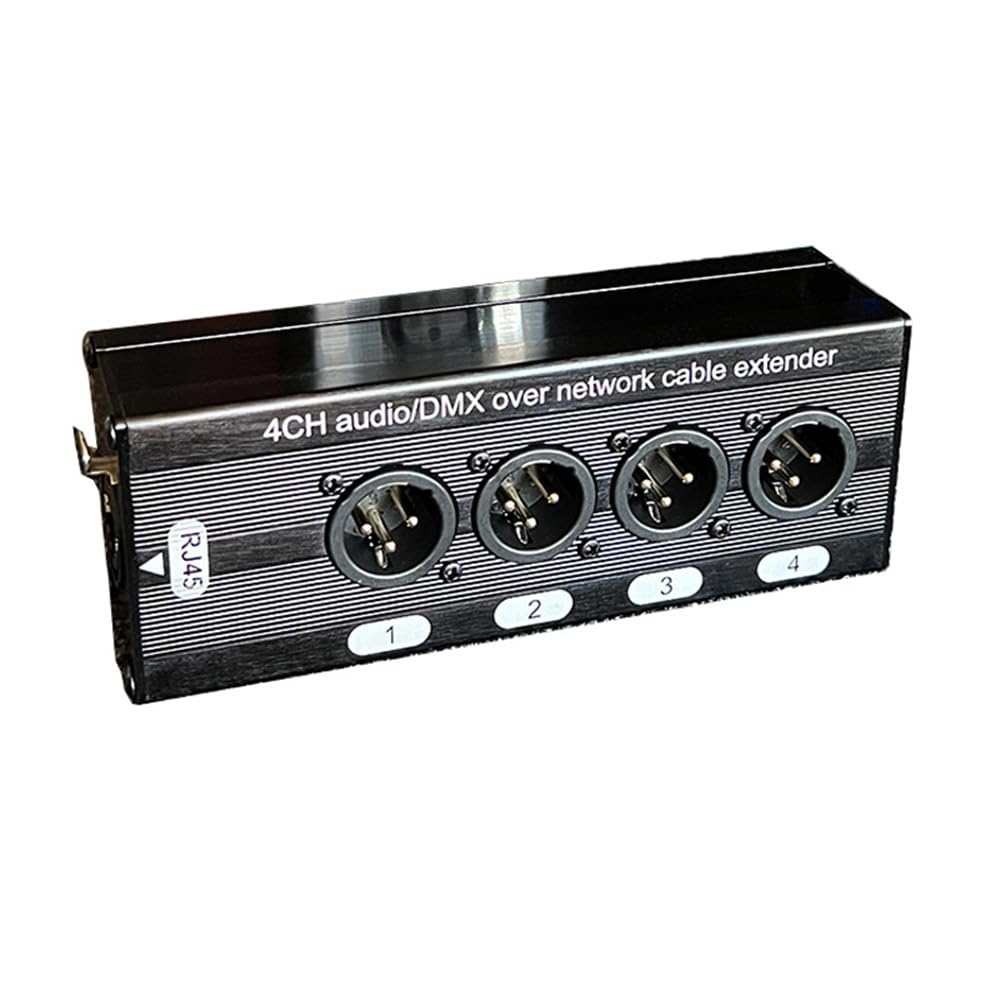 1 Paar 4-K-3-Pin-XLR- oder 6,3-mm-Audio- und Netzwerkkabel-Verlängerung, Netzwerk-Verlängerung; Stecker + Buchse