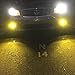 Alla Lighting HB4 9006 LED Fog Lights Bulbs, 3000K Golden Yellow, 360° Light Output Super Bright 3030 SMD Replacement for Cars, Trucks, SUVs, Vans