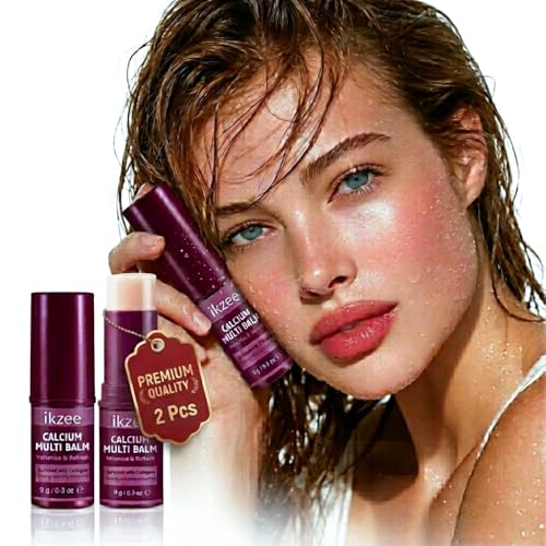MOKA Cemenrete Multi-Balm Collagen Extract Hydrating Stick with Calcium Volume, Anti-Aging Moisturizing Formula for Face, Eyes and Neck, Purple, 9g/0.32oz ffz (2, 4.13x2.2)