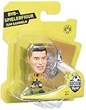 bvb trikot 18/19 Offizielles Lizenzprodukt von Borussia Dortmund - SoccerStarz Figur von Julian Weigl in seinem 2017-Heimtrikot.
