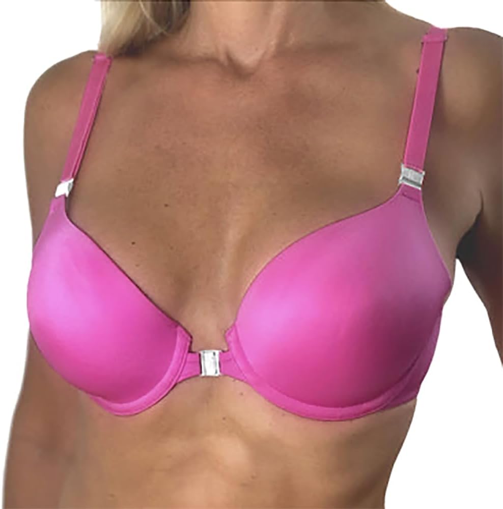 Easy-Access Triple-Front-Magnet Closure Bra - Revolutionary Design Allows You to Remove Your Bra but Not Your Shirt