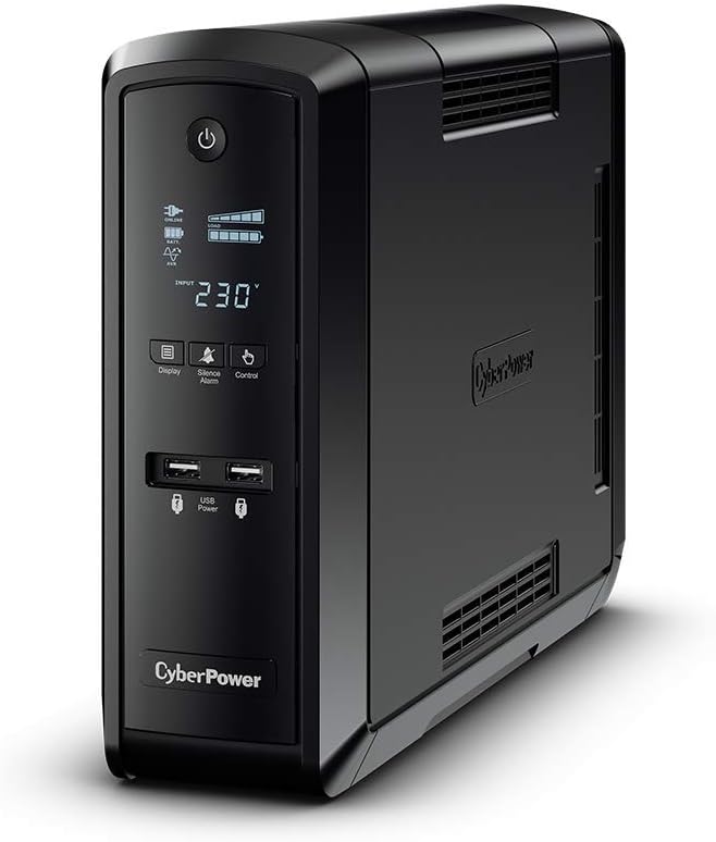 CP1500EPFCLCD-UK Backup UPS PFC Pure Sinewave 1500VA/900W 2 x UK Sockets 4 x IEC