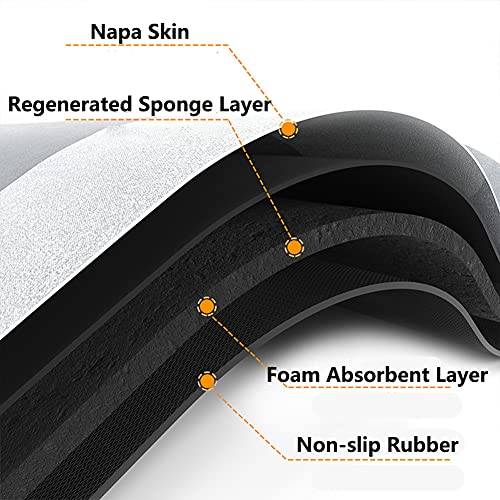 Hellotree Bath Mat Rug, Napa Skin Super Absorbent Bath Mat Quick Dry Thin Bathroom Mats Non Slip Floor Mat Shower Rugs With Rubber Backing For Shower Sink Bathtub - 17.7"X59", Green Oval #TOP3