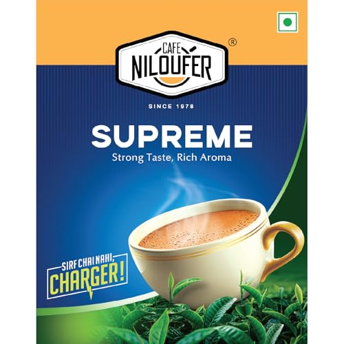 Image of Cafe Niloufer Supreme Tea Powder 250 gms | Strong & Aromatic Blend for Rich Taste | Perfect for Kadak Chai & Indian Masala Tea