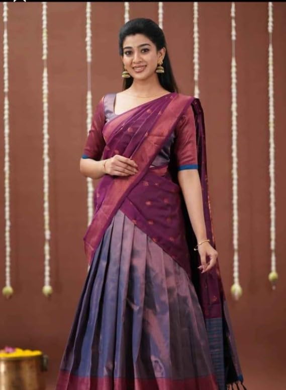 Image of RENVAANI FASHION Women's Traditional Semi-Stitched Lehenga Choli | Lehenga Choli for Women | Ethnic Wear Heavy Lehenga Choli With Dupatta