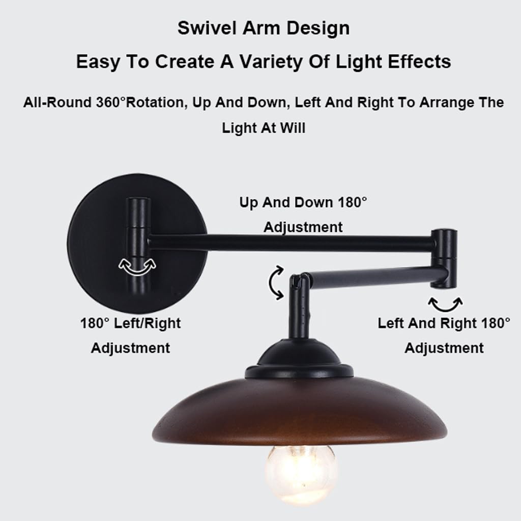 Amazon.co.jp : ブラケットライト モダンなスイングアーム