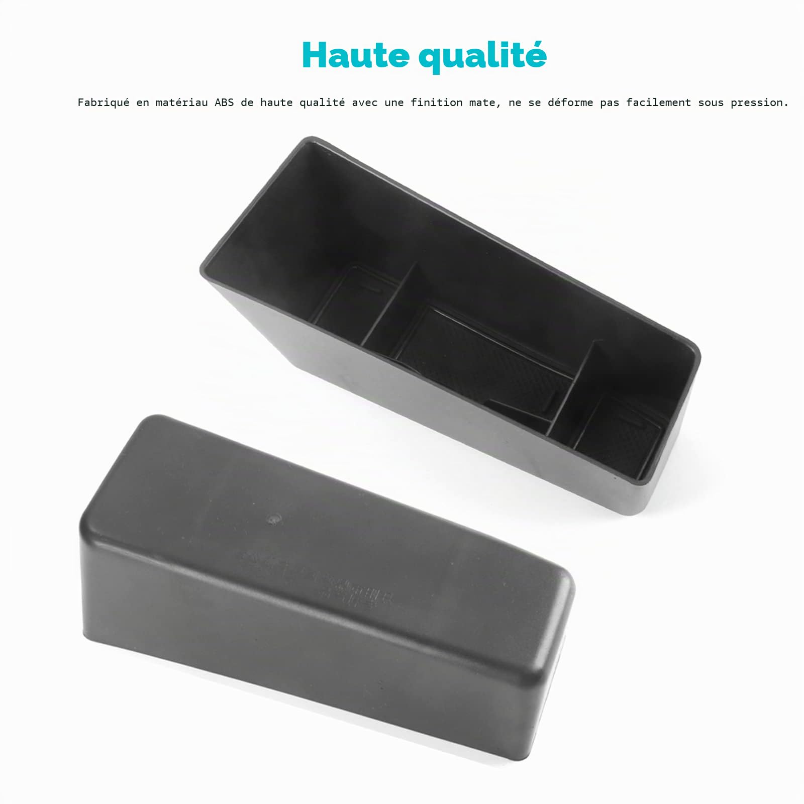 CDEFG Compatible avec Skoda Enyaq iV 2021 2022 2023 2024 2025 Organisateur de console centrale Boîte de rangement Boîte à gants Rangement Voiture Center Console Plateau Enyaq iV 80 Accessoires