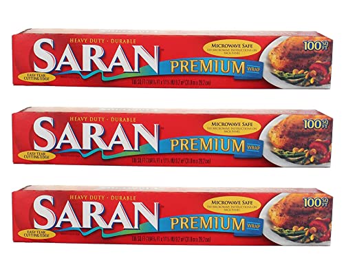 Comparison: Best Saran Wrap For Saran Wrap Ball 9 Saran Premium Plastic Wrap, 100 Sq Ft (Pack of 3)