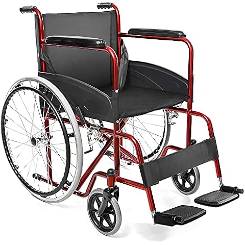 AIESI® Silla de Ruedas autopropulsada plegable AGILA BASIC Cover
