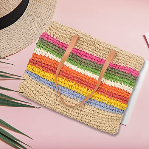 Bolso Tote de algodón tejido a mano QZUnique miniatura 7