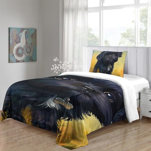 Parure de lit Yorkshire 3D microfibre douce pour créer un cocon réconfortant dans sa chambre - 5