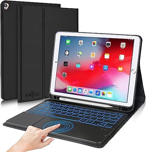 Amazon | [2024年最新型] 7色バックライト iPad 第6世代 キーボード 