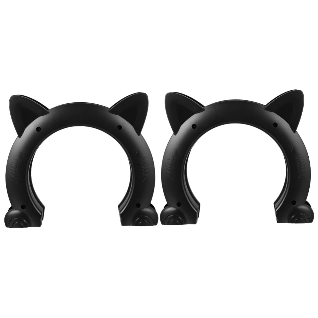 Toddmomy2pcs Pet Cat Door Cat Hole Pet Gate Cat Pass Portal Cat Flap Door with Cat Door Cat Screen Door Cat Removable Door Kitten inside Door Pet Door Pets Door Abs
